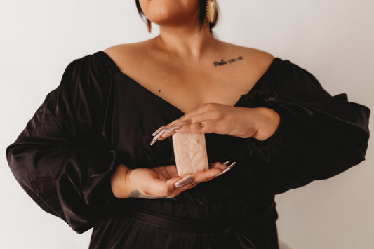 She’a Goddess Natural hydrating Soap for waxed and shaved skin.